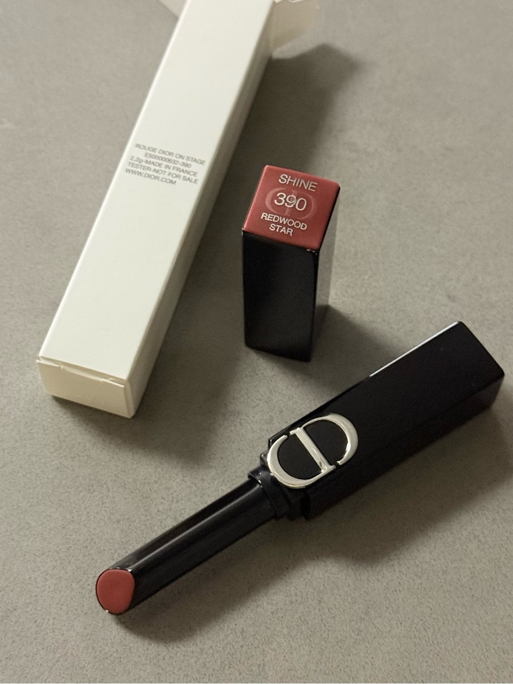 390 Redwood Star Rouge Dior on Stage Lipstick Shine